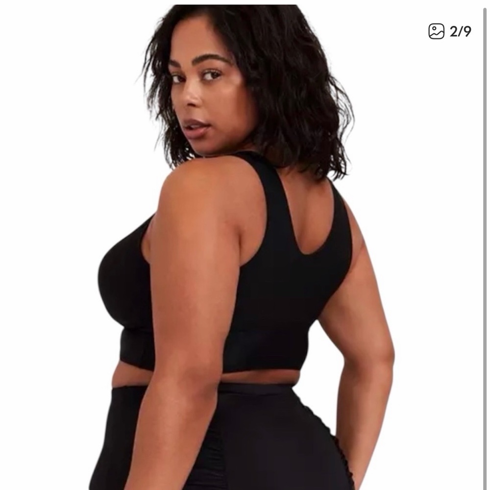 TorridBlack Women's knotted bikini Top - Picture 2 of 3
